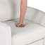 Chaise de chambre de bébé inclinable et pivotante avec deux coussins amovibles pour le salon-1384050804
