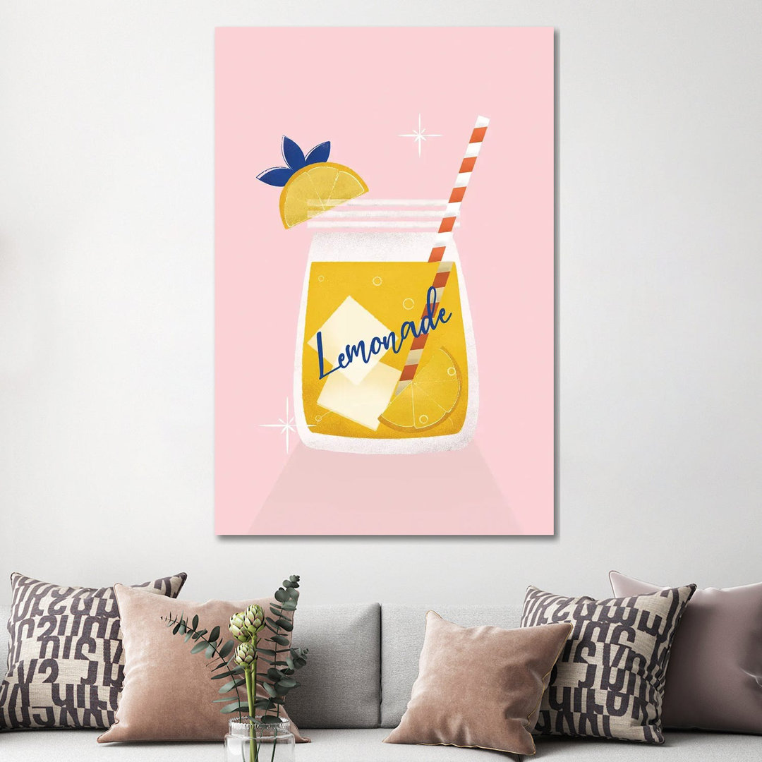 Lemonade by Show Me Mars - Wrapped Canvas Gallery-Wrapped Canvas GiclÃ©e