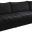 Canapé modulaire réversible en velours de 140 po de large Hertling-63568342