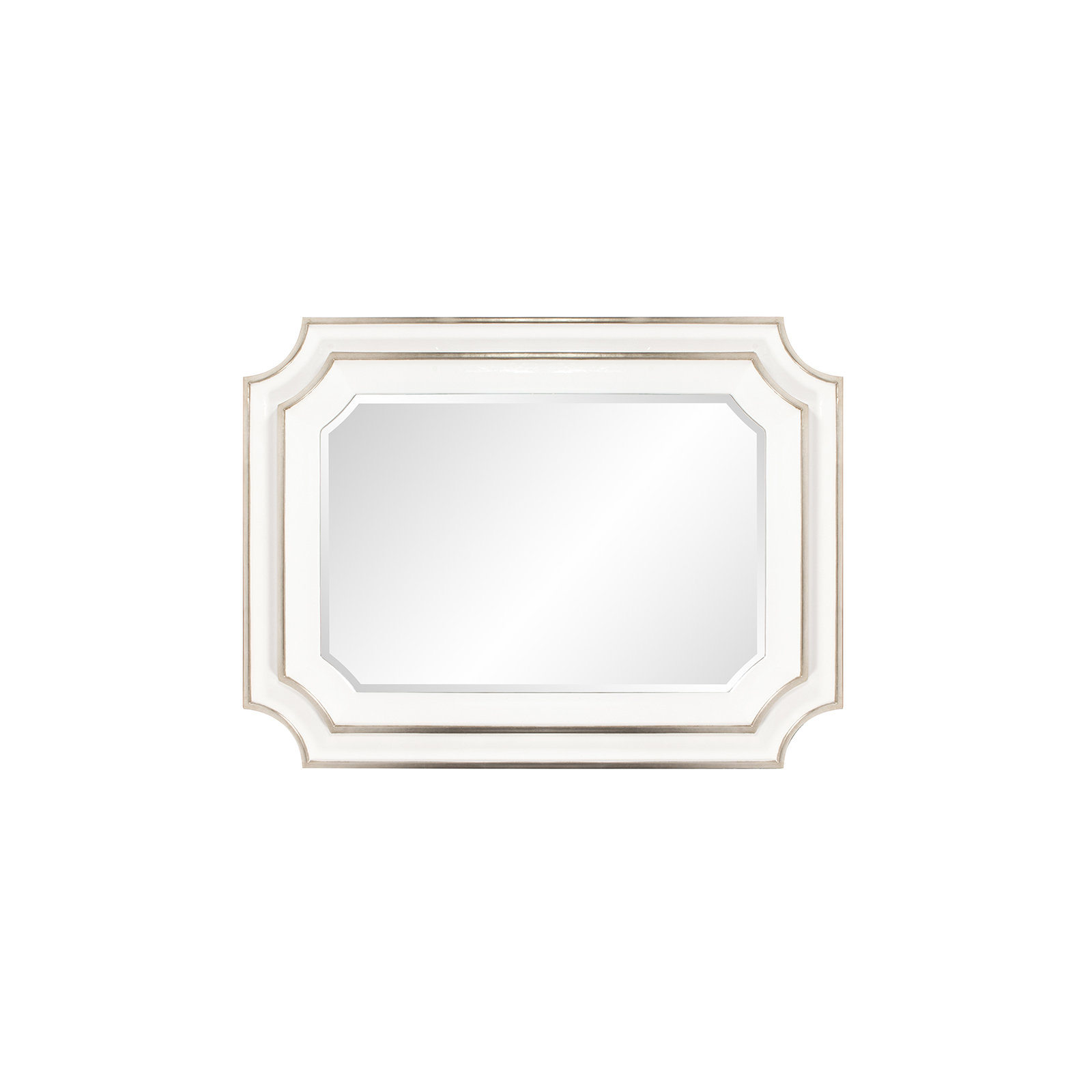 Pizano Accent Mirror, White