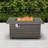 Outdoor Aluminum Rattan Fire Pit Table