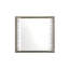 Étoile blanche avec miroir