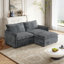 Canapé rembourré à assise profonde de grande taille-1269848420