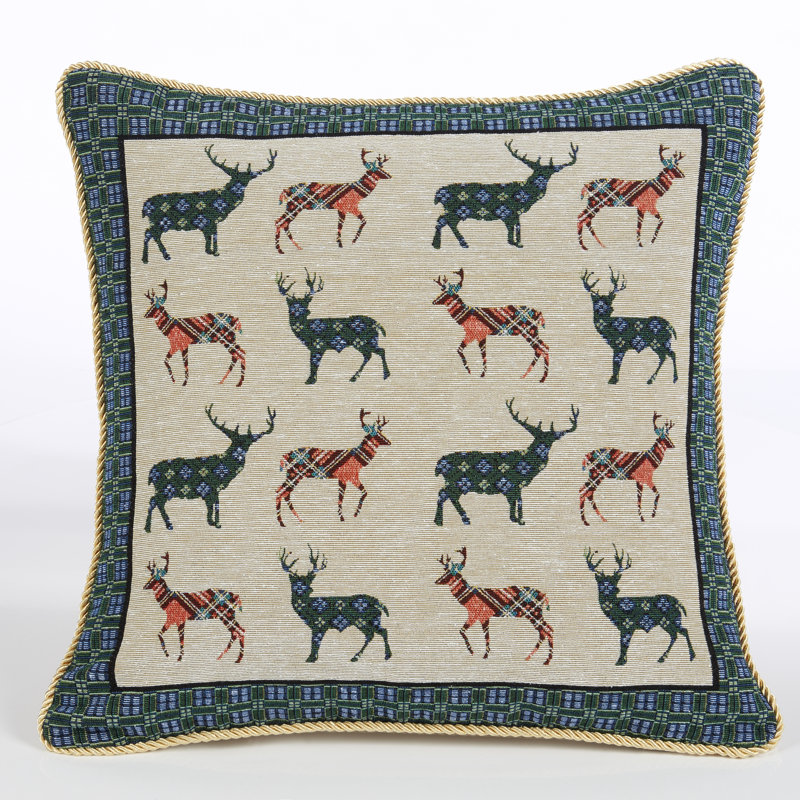 Roy Geometric Multi Square Throw Pillow Cover