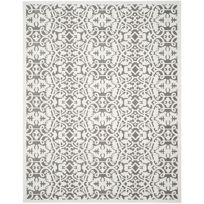 Alice Performance Damask Rug, Rectangle 2'3" x 4'