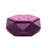 Elegant Purple Velvet With Polygon Diamond Lid, Multi - Functional For Living Room Seating And Storage, 34"L X 30.5"W 13.5"H Velvet, , , Practical Comfortable Seating,-1648209523