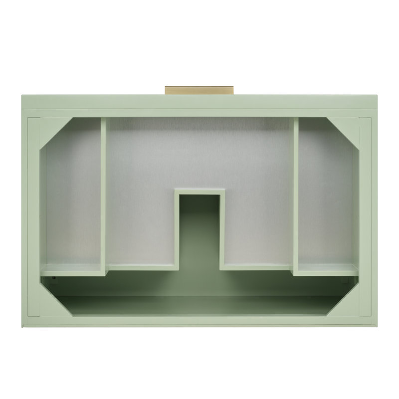 Emmeline 36'' W Single Vanity, Ethereal Noctis, 8" Widespread, Pistachio