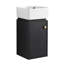 Petit meuble-lavabo avec lavabo 12 po