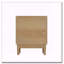 Table de chevet en bois