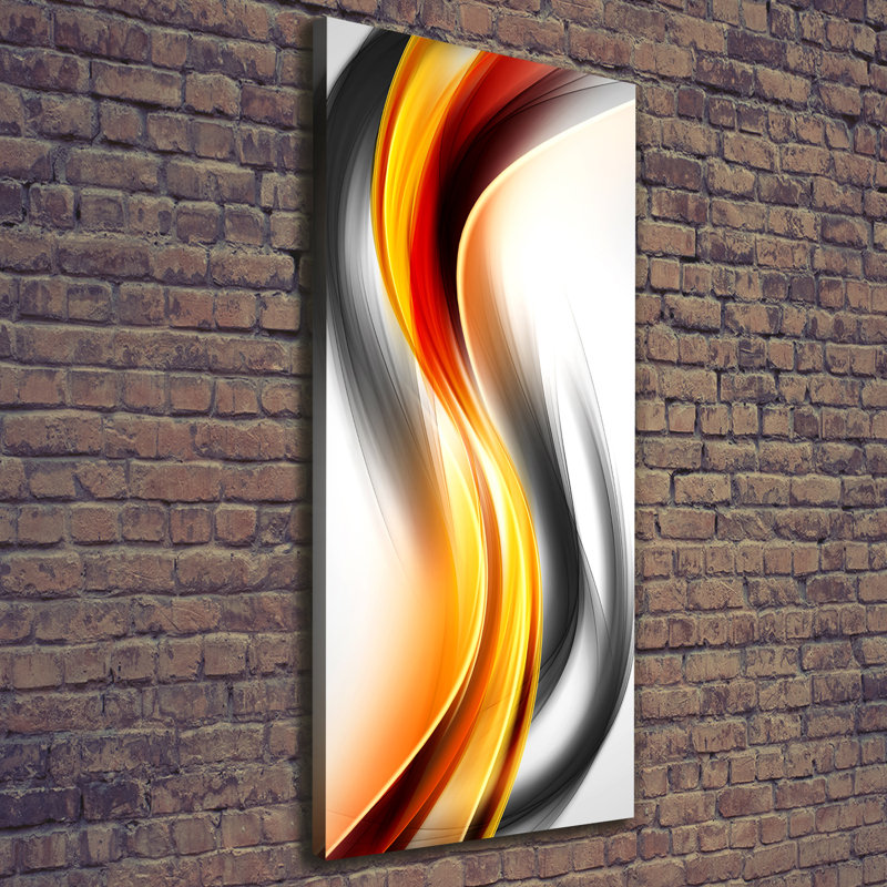 Waves Abstraction - Wrapped Canvas Print