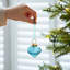 6cm Clear Glass Bauble