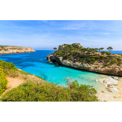 Beautiful Beach Bay - Wrapped Canvas Print