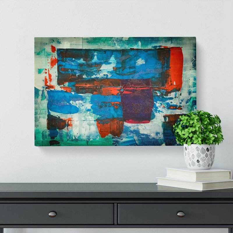 Abstract Art Painting Vol.147 by S.Johnson - Wrapped Canvas, 40cm H x 60cm W x 3cm D