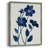 Indigo Bloom II Framed Print - Solid Wood-1018692712