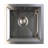 Studio 15'' L Single Bowl Stainless Steel Kitchen Sink