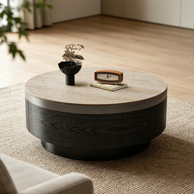French Minimalist Luxury Coffee Table