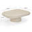 Wood Grain Pattern Indoor/Outdoor Coffee Table-2058665859
