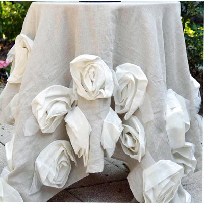 Lino Handmade Floral Tablecloth
