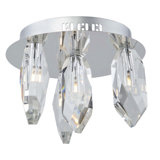 Zahir Crystal Flush Mount
