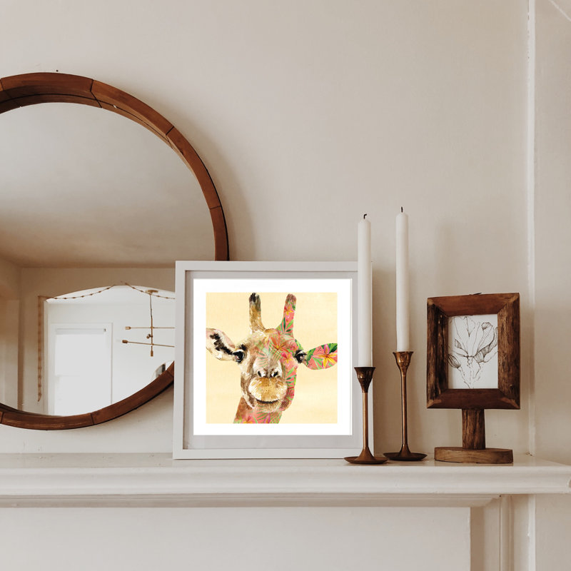 Giraffe by Louise Nisbet - No Frame Print