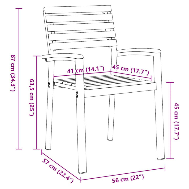 Patio Dining Armchair
