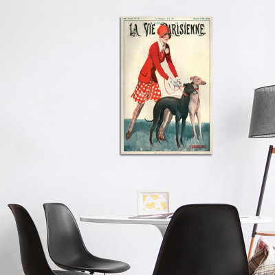 1928 La Vie Parisienne Magazine Cover 1 Piece Wall Art on Canvas