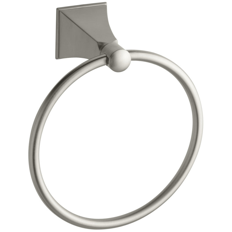 Memoirs® Wall Mounted Towel Ring, Vibrant Brushed Nickel
