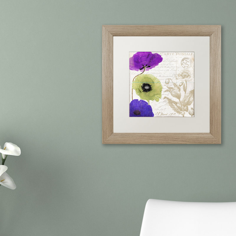 «Love Notes II» par Color Bakery, impression sur toile, Blanc, H 11 po x l 14 po x P 0,5 po, Brun foncé