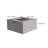 Sol Living Rocky Propane Fire Pit For Outside Outdoor Firepit Table With Internal Tank Holder Firepit Concrete Square Fire Table Patio Heater Fireplace 45,000 Btus - , 43 X 43 Inches-112206459