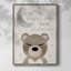 «Goodnight Bear», reproduction encadrée en bois massif-809489103
