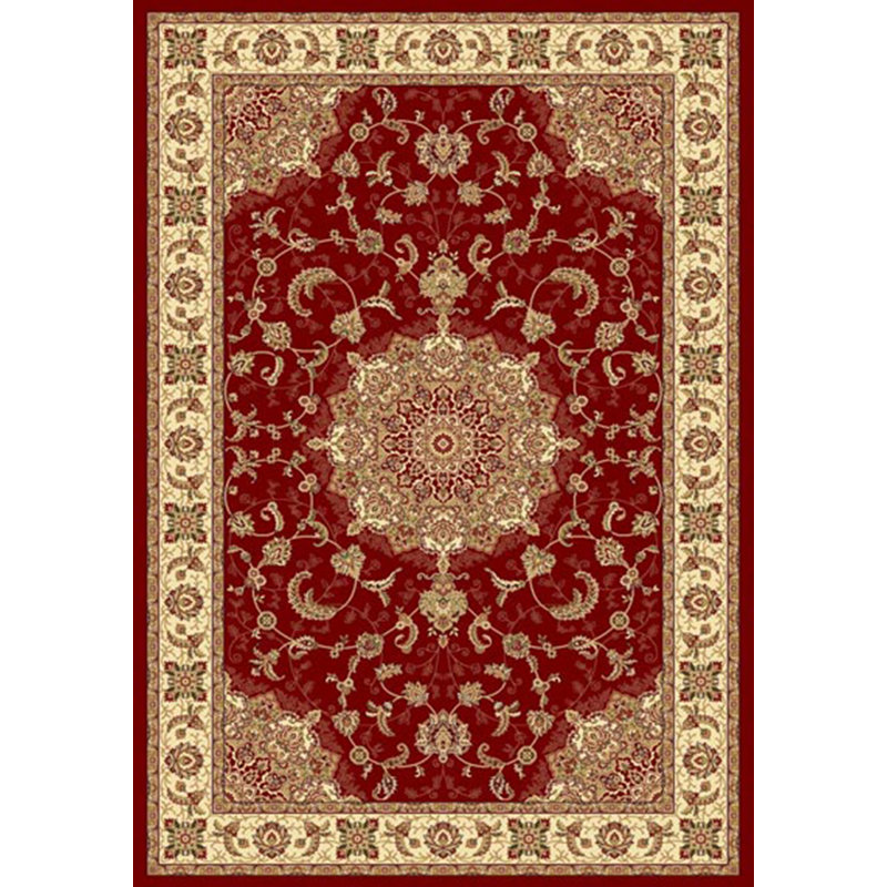 Perezville Oriental Area Rug in Burgundy