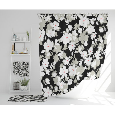 Nelton Polyester Shower Curtain Set