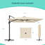 Glynn 10' x 10' Lighted Cantilever Umbrella-1260856489
