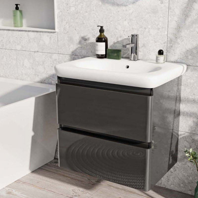 Fenix 594mm Single Bathroom Vanity with Integrated Resin Basin