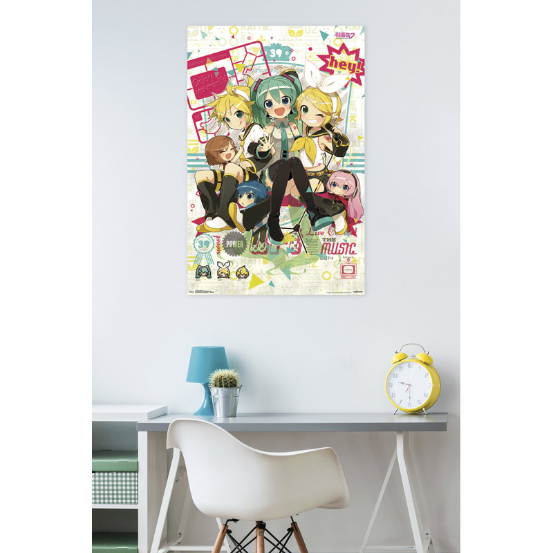 Impression sur papier hatsune miku-bonjour
