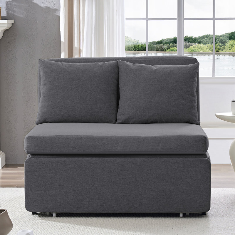 Canapé-lit convertible Modern, Gris foncé