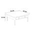 Table basse à quatre pieds avec rangement