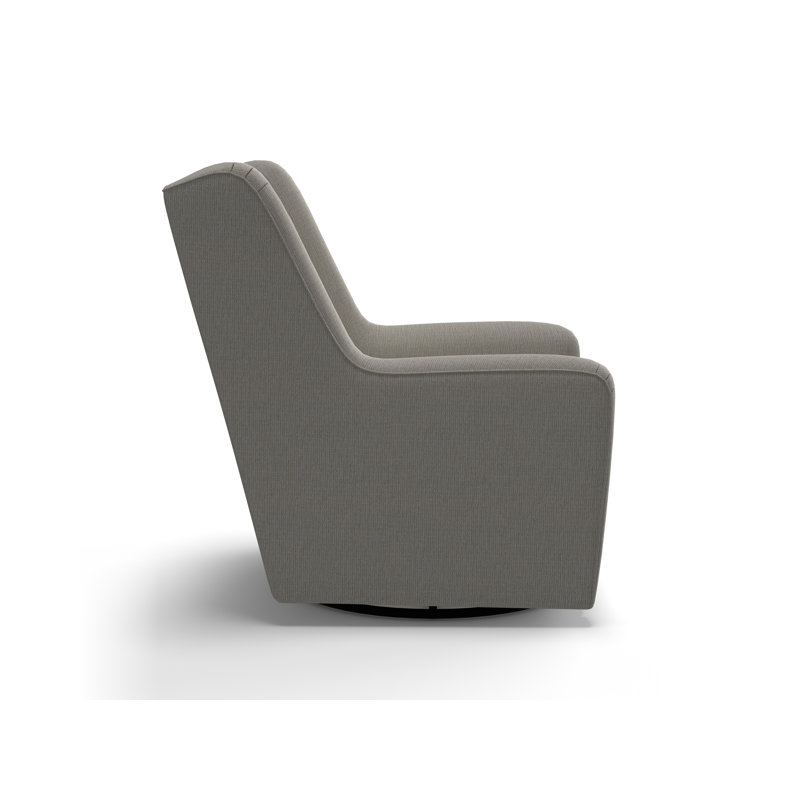 Fauteuil oscillant pivotant Miranda, Chenille Radical Performance Craie