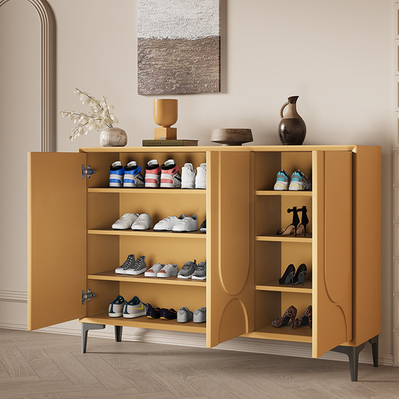 Rangement à chaussures 24 paires, Jaune