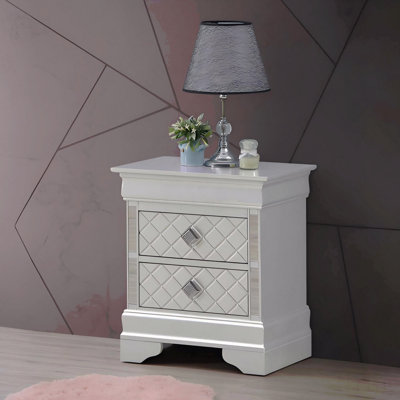 Table de chevet champagne