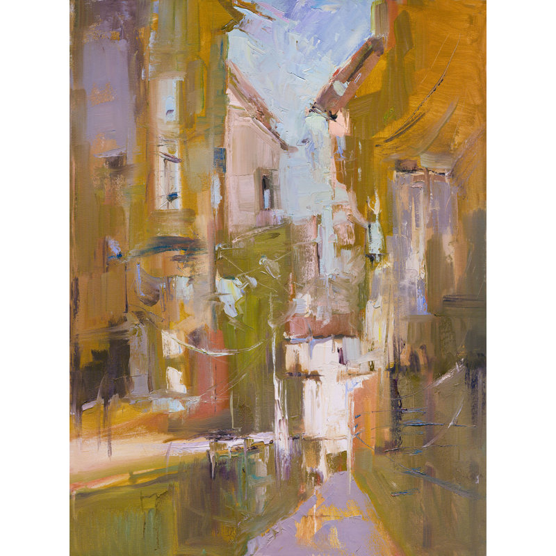 John Beard CollectionS Marrakesh I On Giclee Canvas Hand Embellished Art, 24" H x 30" W x 1" D, Wrapped Canvas