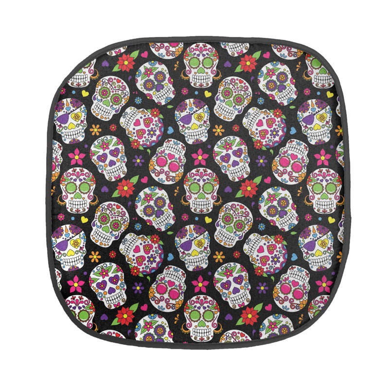 Outdoor 1.38'' Dining Chair Chair Pad, Red Pink