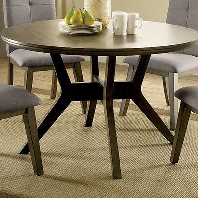 Stiltner Round Dining Table, Gray