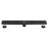 FINE FIXTURES Linear Shower Drain, 36 inch Slotted Grate Design, 10-Gauge 304 Stainless Steel, Center Outlet, Fast Drainage, Hair Strainer Included-126703032