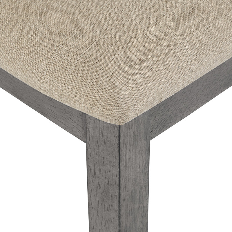 Chaise d'appoint Amando, Gris antique