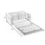 Canapé-lit convertible 3-en-1 avec futon et plancher convertible-1568919798
