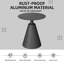  Table d'appoint ronde en aluminium Templa-39650170-39650171
