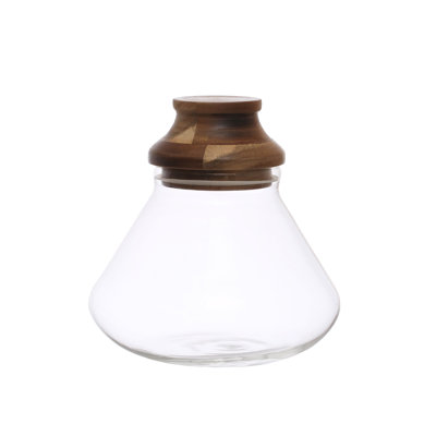 Pot de rangement en verre