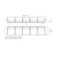Delta 170" W 5 Seat Sofa-65120472-65120473