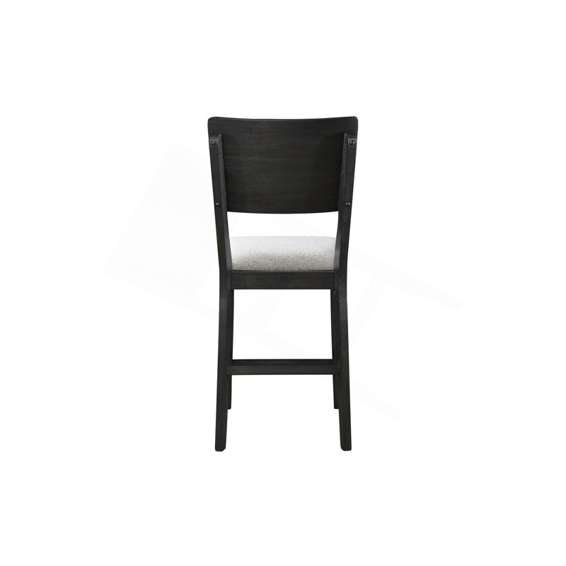 Mobilier de salle à manger 2 pièces noir / gris clair